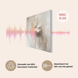 Bloem - Beige - Verf - Schaduw PET vilt klein -USP_NL