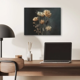 Boeket - Bloemen - Licht - Zwart PET vilt klein -sfeer5