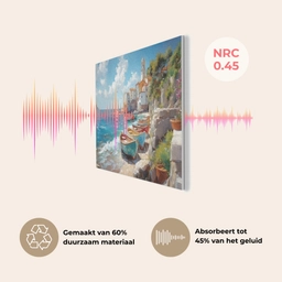 Boten - Rotsen - Zee - Zon PET vilt klein -USP_NL