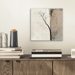 Wabi sabi - Plant - Beige aluminium wit klein -sfeer1