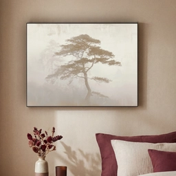 Boom - Oosterse stijl - Landschap Textielframe - compleet frame klein -sfeer1