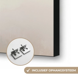 Boom - Oosterse stijl - Landschap Textielframe zwart klein -USP_ophangsysteemNL