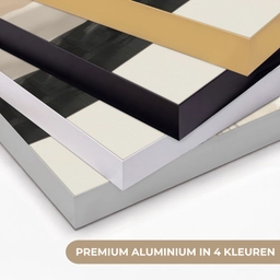 Minimalistisch - Landschap - Dimensie Textielframe zwart klein -USP_kleurenNL