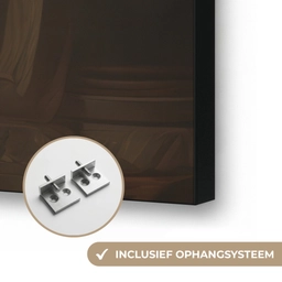 Vrouw - Barokjurk - Kauwgom Textielframe zwart klein -USP_ophangsysteemNL