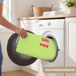 Grl pwr - Groen - Rood - 3D Badmat klein -USP_WasbaarNL