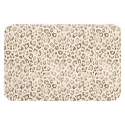 Luipaard - Klassiek - Beige Badmat klein 997 -3d