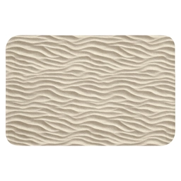 Zand - Golven - Beige Badmat klein 997 -3d