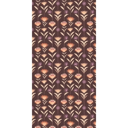 Elegant - Retro - Bruin Behang Vlies klein 1076 -3d_website