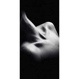 Lichaam - Vormen - Abstract - Zwart - Wit - Sensueel Behang Vlies klein -3d_website