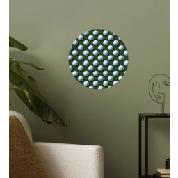Ballen - Golf - Groen Wandcirkel behangsticker klein 186 -sfeer2
