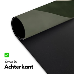 Japandi - Groen - Abstract - Modern Muismat XXL klein -sfeer2