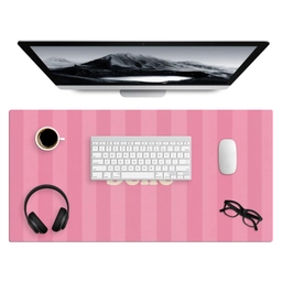 Roze - Gestreept - Belle Muismat XXL klein -3d