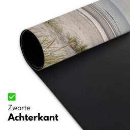Zandstrand - Bewolkt - Duinen Muismat XXL klein -sfeer2