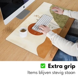 Zon - Abstract - Takken - Oranje Muismat XXL klein -sfeer3