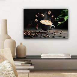 Cappuccino - Kop - Bonen - Bruin canvas 2cm klein -sfeer6
