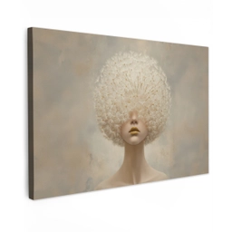 Dromerig - Beige - Paardenbloemzaadjes canvas 2cm klein -z3d