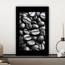 Koffiebonen - Zwart - Vintage canvas 2cm klein -sfeer6
