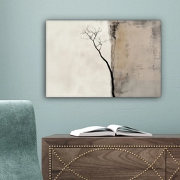 Wabi sabi - Plant - Beige canvas 2cm klein -sfeer4