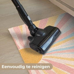Illustratie - Zon - Pastelkleuren Deurmat klein -reinigen_NL