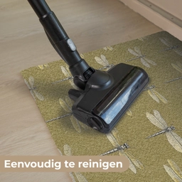 Libellen - Patroon - Groen Deurmat klein 898 -reinigen_NL