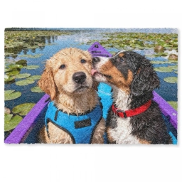 deurmat foto honden