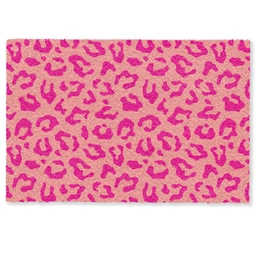 Panterprint - Roze - Dierenprint - Minimalistisch Deurmat klein -zkaufland3d