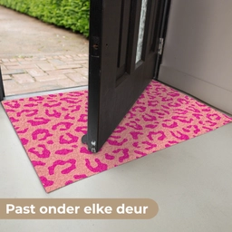 Panterprint - Roze - Dierenprint - Minimalistisch Deurmat klein -USP_NL