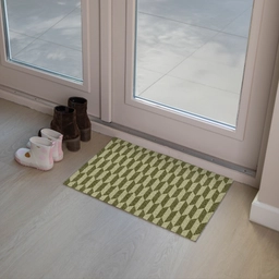Patroon - Abstract - Groen - Vlakken Deurmat klein -sfeer3