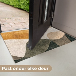 Vormen - Okergeel - Abstract Deurmat klein -USP_NL