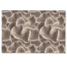 Waaiervorm - Beige - Vezel textuur Deurmat klein 898 -zkaufland3d