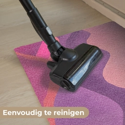 Zon - Heuvels - Paars - Abstract Deurmat klein -reinigen_NL