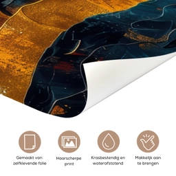 Boom - Natuur - Goud - Modern deurposter klein -closeup_NL