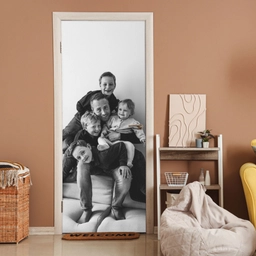 foto op deursticker gezinsfoto