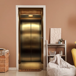 Liftdeur - Goud - Modern deurposter klein -sfeer1