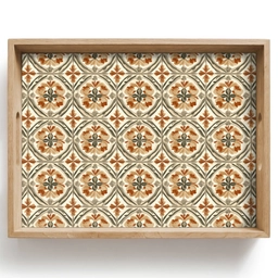 Elegant - Antiek - Kleurrijk Dienblad Rechthoek middel 911 -z3d_shopping