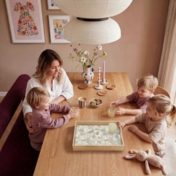 Mozaïek - Stenen - Beige Dienblad Rechthoek middel 911 -sfeer4