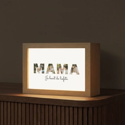 Mama - Lettercollage Light Box met kabel (Tafellamp) klein -z3d_website