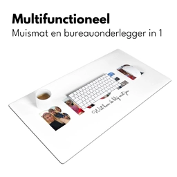 Broer - Lettercollage Muismat XXL klein -sfeer4