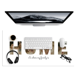 Home - Lettercollage Muismat XXL klein -3d