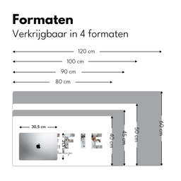 Liefie - Lettercollage Muismat XXL klein -sfeer5