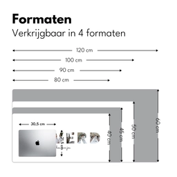 Lieverd - Lettercollage Muismat XXL klein -sfeer5