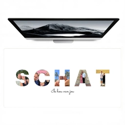 Schat - Lettercollage Muismat XXL klein -zzz3d