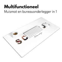 Schatje - Lettercollage Muismat XXL klein -sfeer4