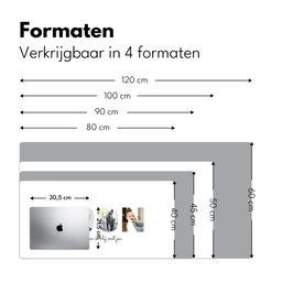 Zoon - Lettercollage Muismat XXL klein -sfeer5