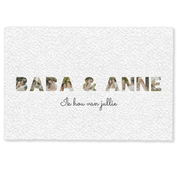 Baba & Anne - Lettercollage Deurmat klein -zkaufland3d