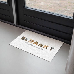 Bedankt - Lettercollage Deurmat klein -sfeer2