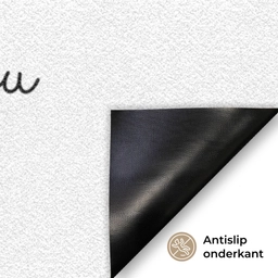Bestie - Lettercollage Deurmat klein -antislip_NL