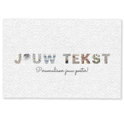 Jouw Tekst - Lettercollage Deurmat klein -zkaufland3d