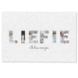 Liefie - Lettercollage Deurmat klein -zkaufland3d