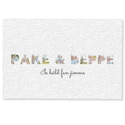 Pake & Beppe - Lettercollage Deurmat klein -zkaufland3d